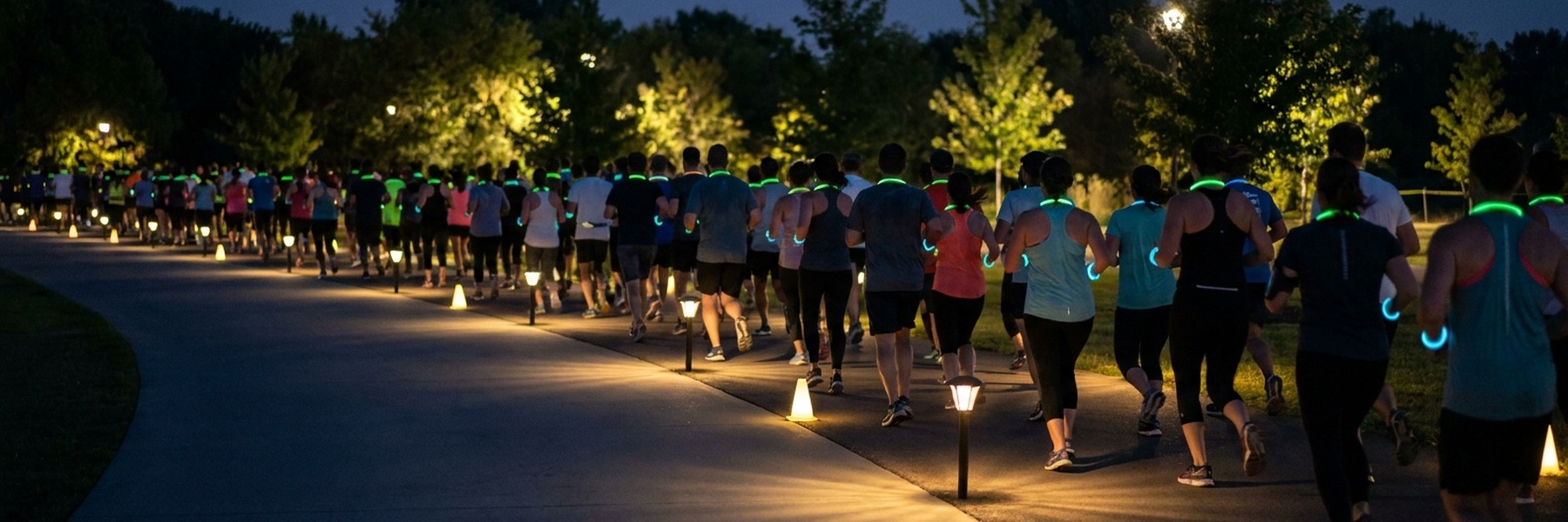 Harvest Time Academy Glow in the Park 5k Run