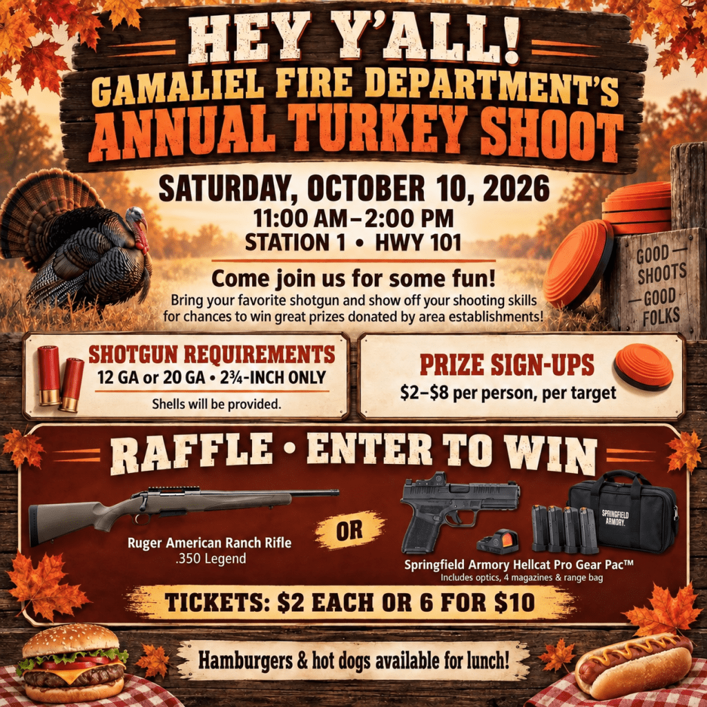 Gamaliel Fire Department Turkey Shoot