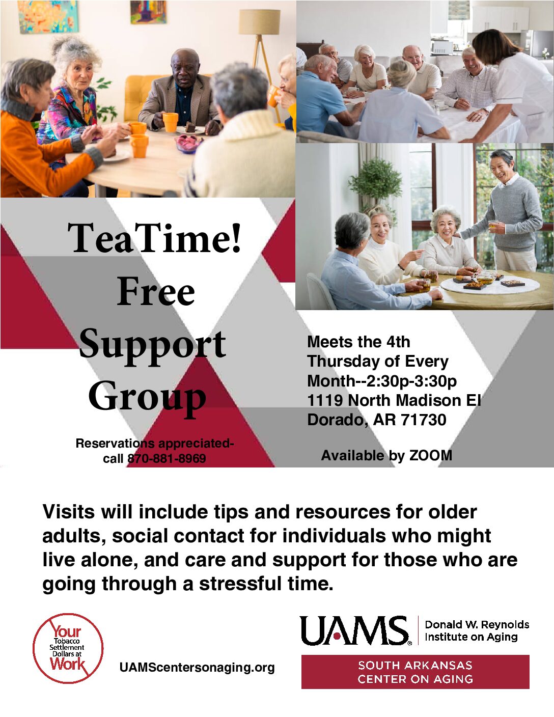 Teatime with South Arkansas Center on Aging