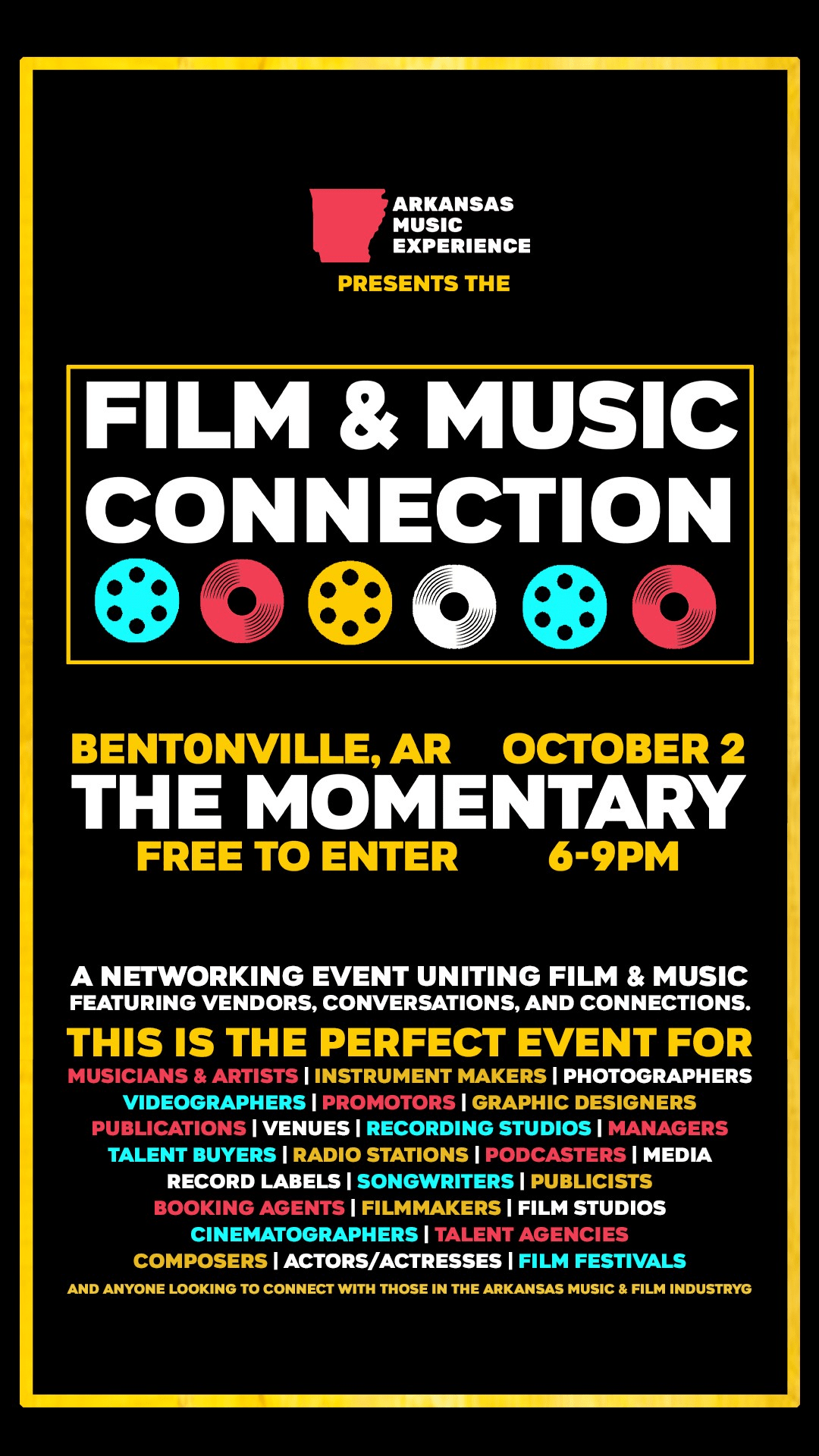 Arkansas Music Experience Presents: Film & Music Industry Meet Up