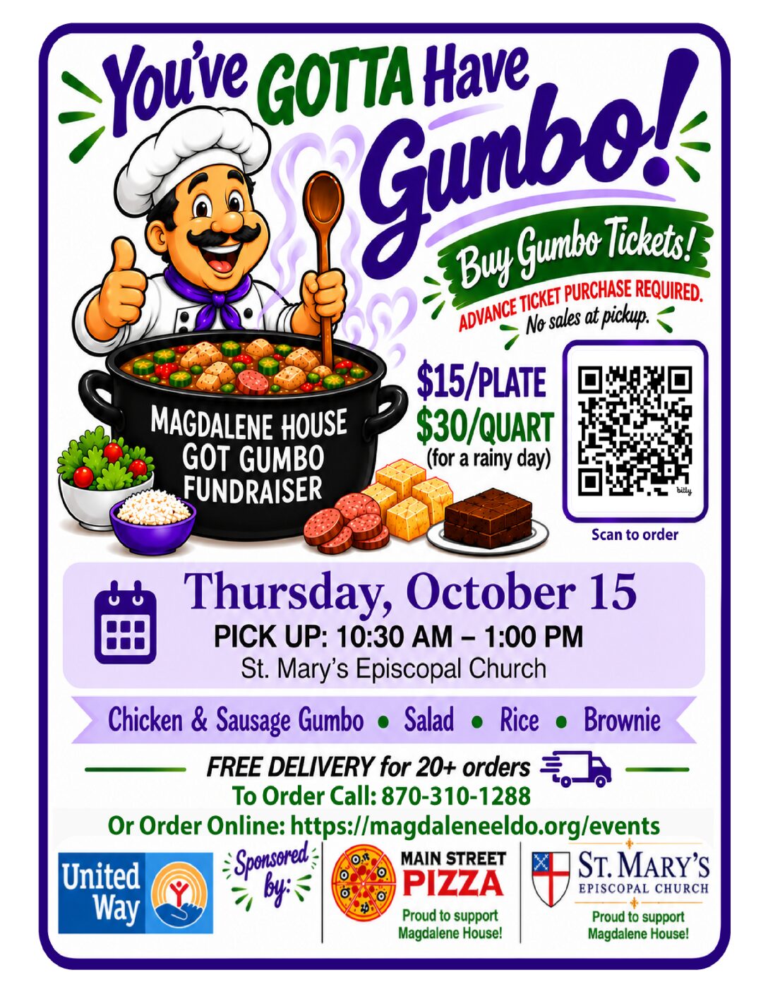 Magdalene House “Gotta Have Gumbo” Fundraiser