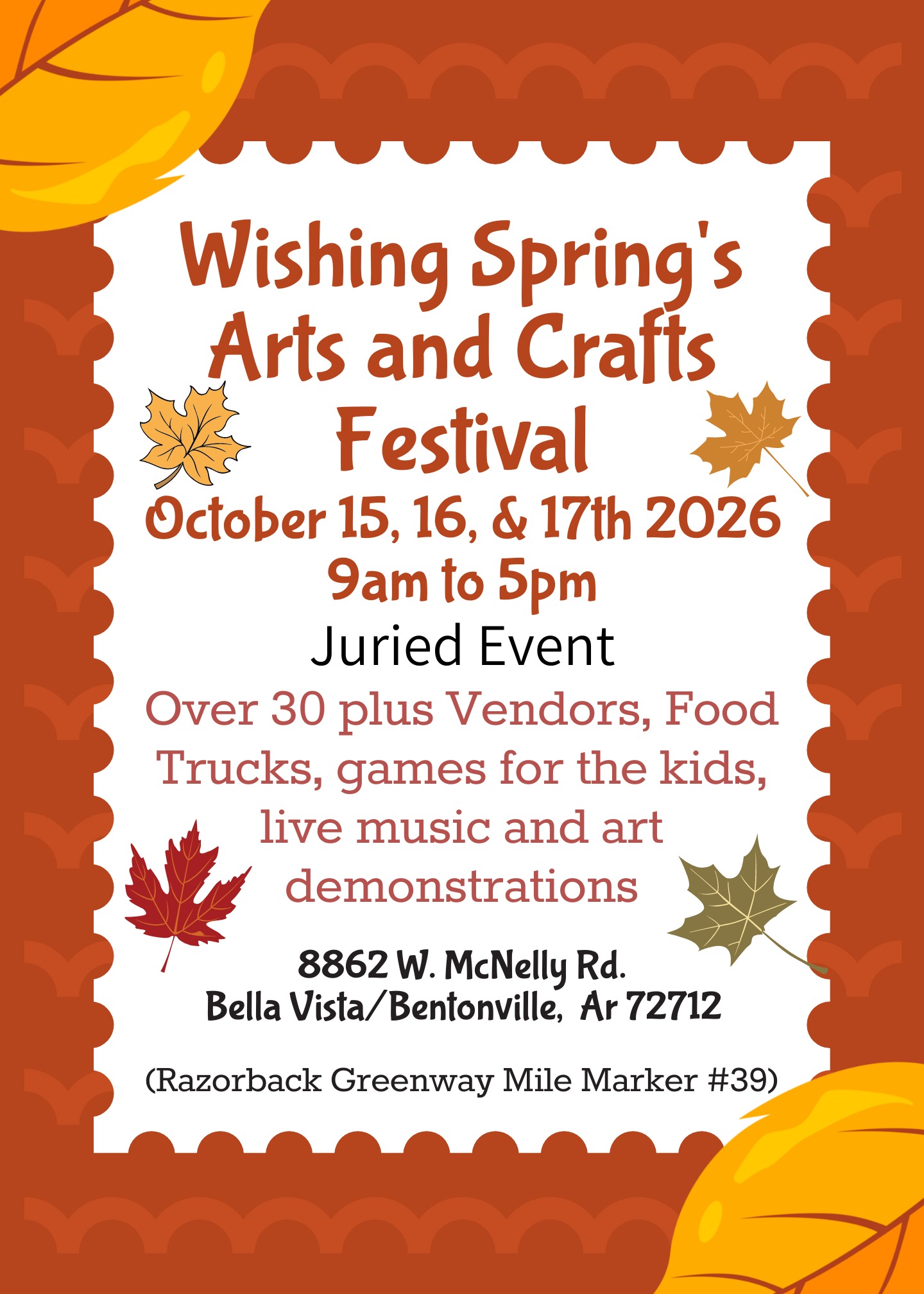 Wishing Spring's Oct 2025 Arts & Crafts Festival