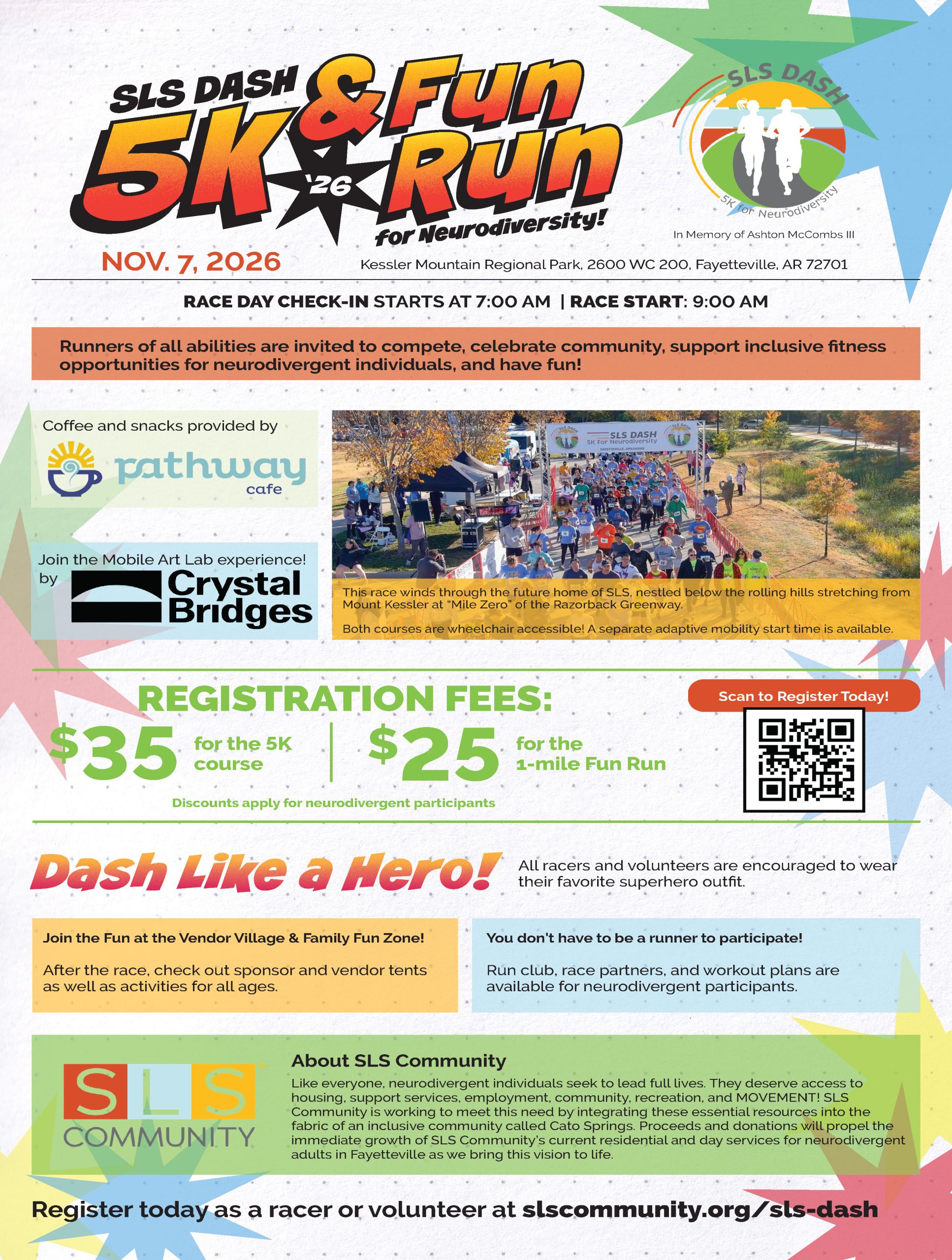 SLS Dash 5K & Fun Run for Neurodiversity