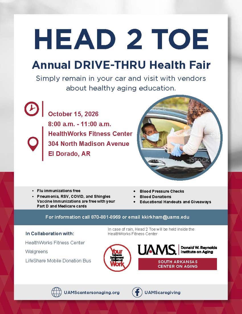 Head 2 Toe Annual Drive Thru Health Fair