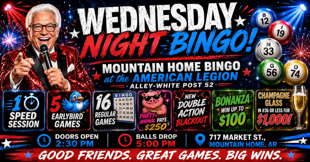 🎉 WEDNESDAY NIGHT BINGO — THIS IS NOT YOUR AVERAGE MIDWEEK! 🎉