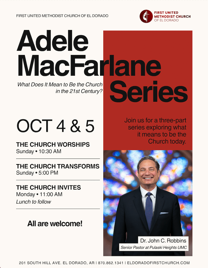 Adele MacFarlane Speaking Series